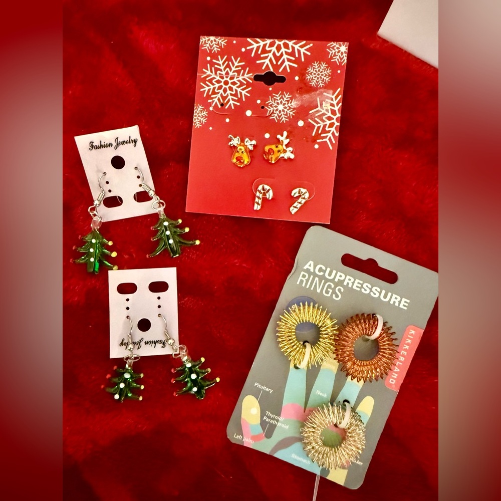 Festive Earrings 4 pc set
